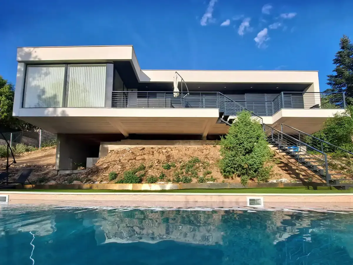 Casa rural con piscina y vistas